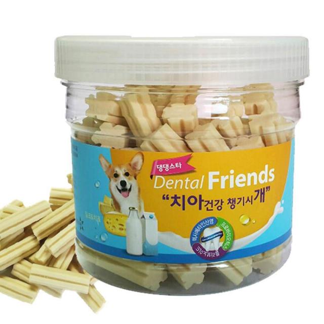 맛있는덴탈껌 치석껌 스케일링개껌 덴탈츄 이간지러움, 1개