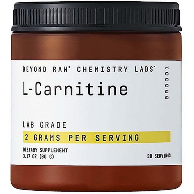 너머의 화학 실험실 L-Carnitine 30 개의 서빙 연료 운동 및 회복 지원, 1, 단일상품