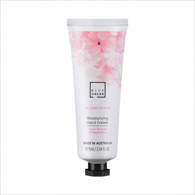 (호주직배) Blue Jacar 복숭아꽃 & 페퍼베리 핸드크림 75ml 3팩 Peach Blossom & Pepperberry Moisturising Hand Cream 75ml