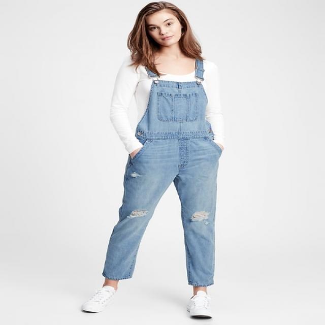 [갭][GAP][여성]Slouchy Overalls With Washwell™원피스/드레스