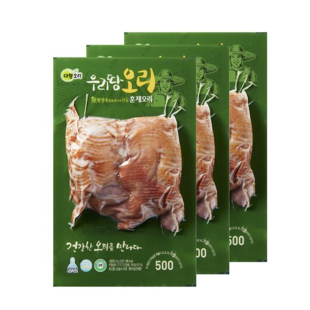 코스트코 다향오리 무항생제 훈제오리 슬라이스 500g x 3 Dahyangori Uriddang Smoked Duck Slices