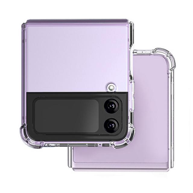 데일리어스 Z플립4 클리어가드 케이스+단선방지