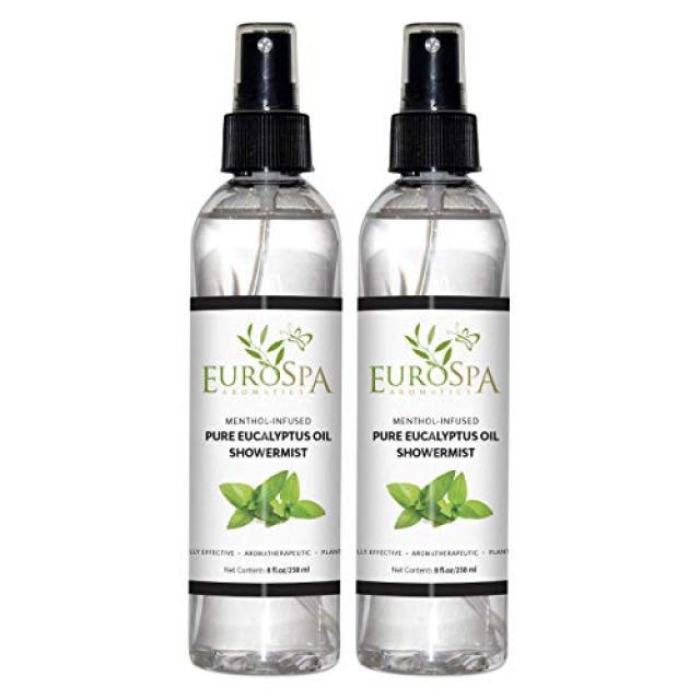 EuroSpa Aromatics Pure Eucalyptus Oil ShowerMist and Steam Room Spray All-Natural Premium Aromatherapy Essential Oils - Lavender Infused 8oz 2 Pa, Scent Name = Citrus Infused | Size = 8 Ounce, Single, 본문참고, 본문참고