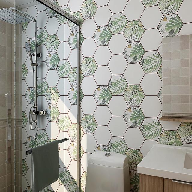 웅스토어 북유럽 벽데코 타일 스티커 벽지 주방 부착 점욕실 방수화장실은 단열 방유 및, 섣달 그믐날의 자아 60100