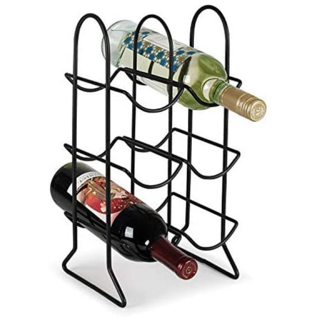 Spectrum Diversified Townhouse Rack Countertop Kitchen Organizer Wine Bottle Storage Perfect for, 상세 설명 참조0, 한 가지 색