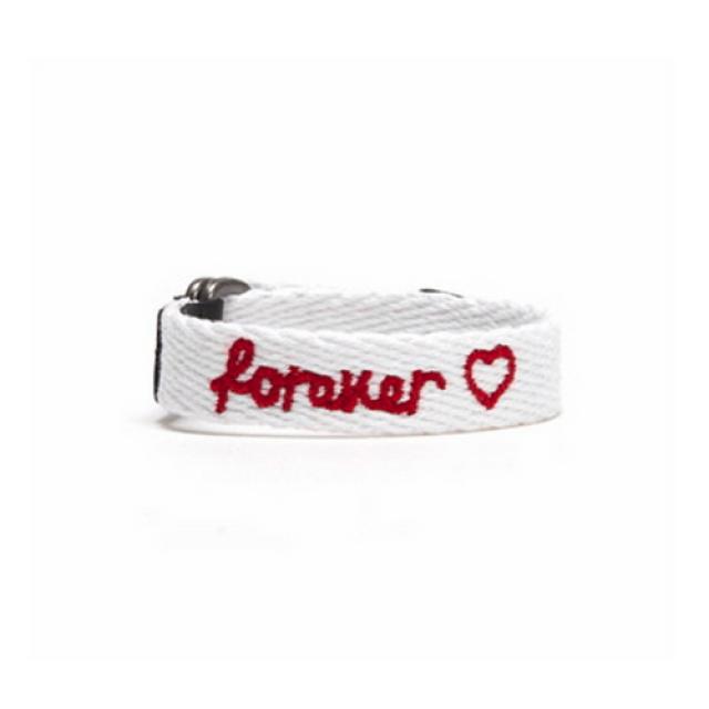 [바보사랑]릴레이 밴드 FOREVER 기부팔찌