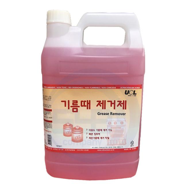 (주)SYB컴퍼니 기름때제거제 3.75L 식당 음식점 중국집 업소용후드 청소세제약품 렌지후드 필터 가스렌지 통풍구 환풍기 후황 휠 찌든기름때 청소약품, 1개