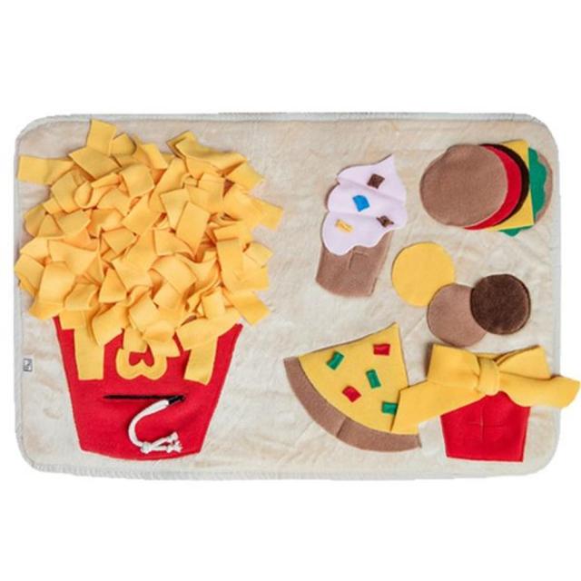 강아지 노즈워크 멍도날드 놀이매트 사냥감 퍼피 사회성, 1개