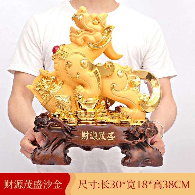 마네키 용맹한군대 돈줄이 터지다 피츄 카운터 프런트 사무실 테이블 현관 거실 개업 기프트, 재원 성함 모래 골드 타입