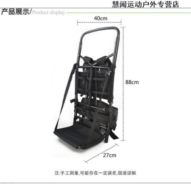 옥외 초경량 알루미늄 합금 다목적 수하물 백걸이 어구 등걸이 하이킹 등산 백걸이 디럭스 모델, 1개, 상세설명참조 상품 문의는 상품 문의란에 적어주세요