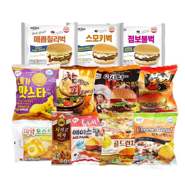 대신에프에스 치즈브레드 냉동 햄버거빵 100g x 10개