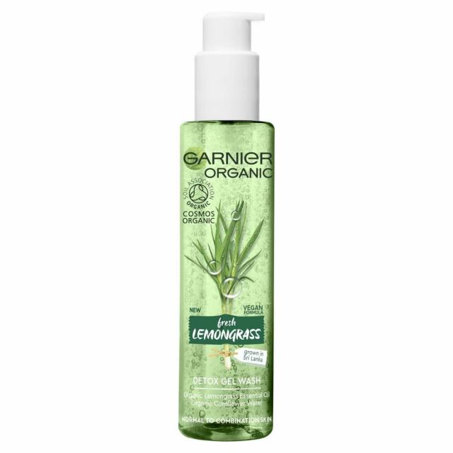 (영국직배) Garnier 가르니에 레몬글라스 클렌징 페이스워시 150ml 3팩 Organic Refreshing Lemongrass Detox Gel Wash Cleanser