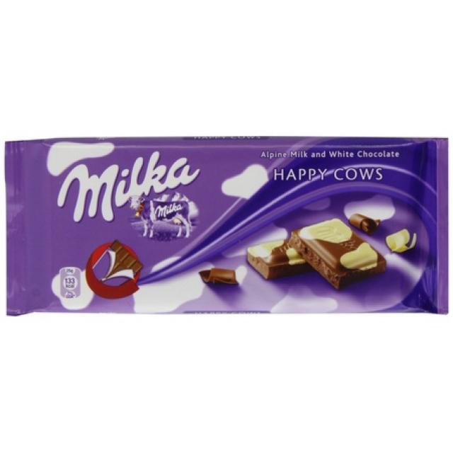 Milka Happy Cows Original Chocolate 100G (1 Bar), 상세 설명 참조0