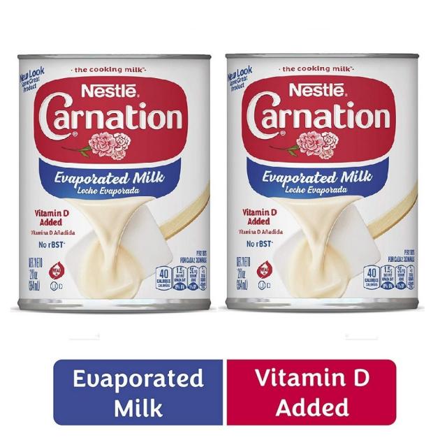 Nestle 네슬레 카네이션 연유 비타민D Carnation Evaporated Milk Vitamin D 12oz(354ml) 4팩, 1개