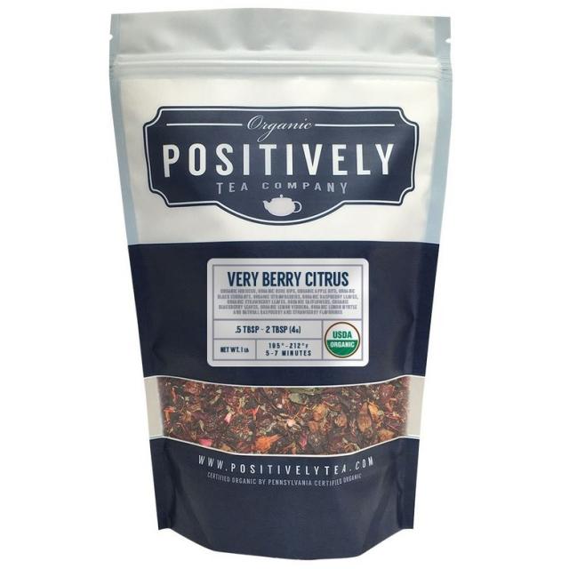 [미국직구]Organic Positively Tea Company 바 티 사 유기농 아주 베리 감귤류 허브 티 루스 리프 USDA 유기농 1lb팩, 선택, 상세설명참조