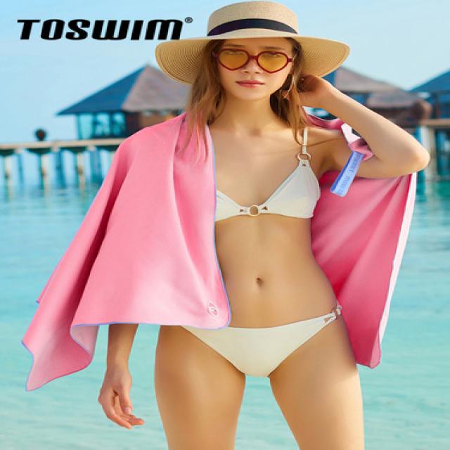 해외 패션 비치타올 TOSWIM 탁승 속건욕타월 수영타올 수영흡수-22293192493882, 단일옵션, 03.불가사리 블루[140X70cm