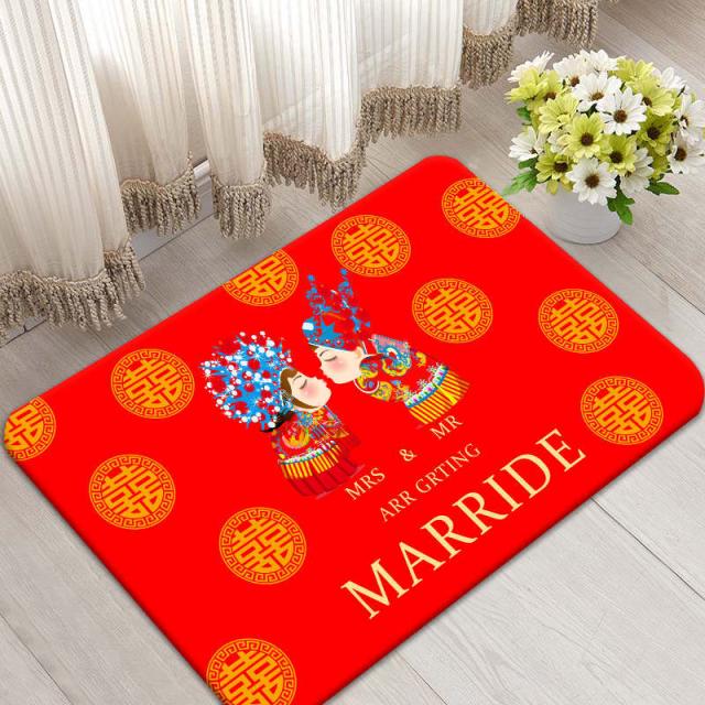 발매트 주방 미끄럼방지 홈 가정용 극세사 출입문 매트 거실 욕실 화장실 93번 Z, 40 * 60 센티, 맞절