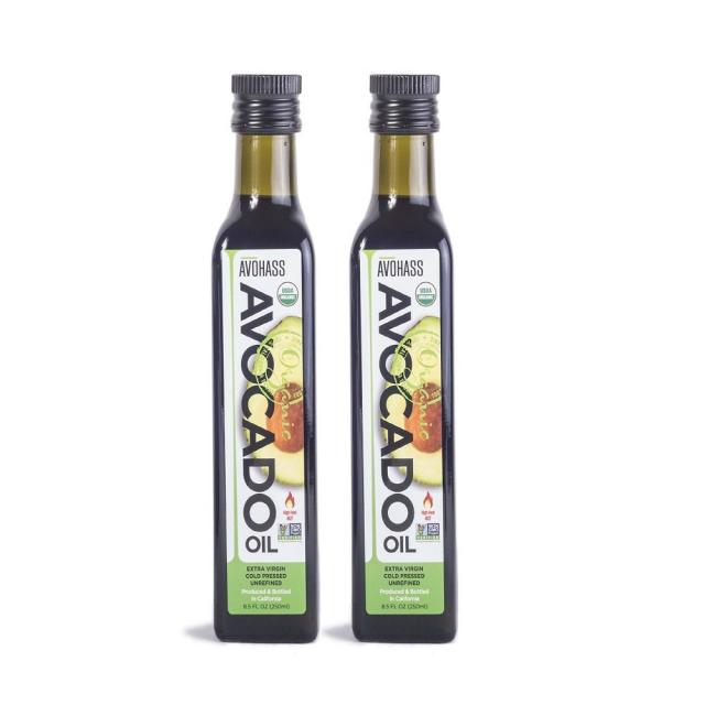 Avohass Organic Extra Virgin Avocado Oil 2 Bottle오소리기름 아보카드오일효능 소기름 게걸무씨앗기름 산루카스아보카도오일 압착유채유 태국코코넛오일, 1개, 1ml