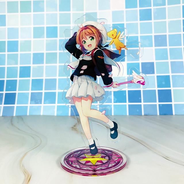 수반 아크릴 홀로그램 마카 사소함 사쿠라의 근본 나무 리샤오랑 쿠로 카드 애니메이션 주변 세우다 패 2080410612, 1사쿠라 높이 넘다 15cm