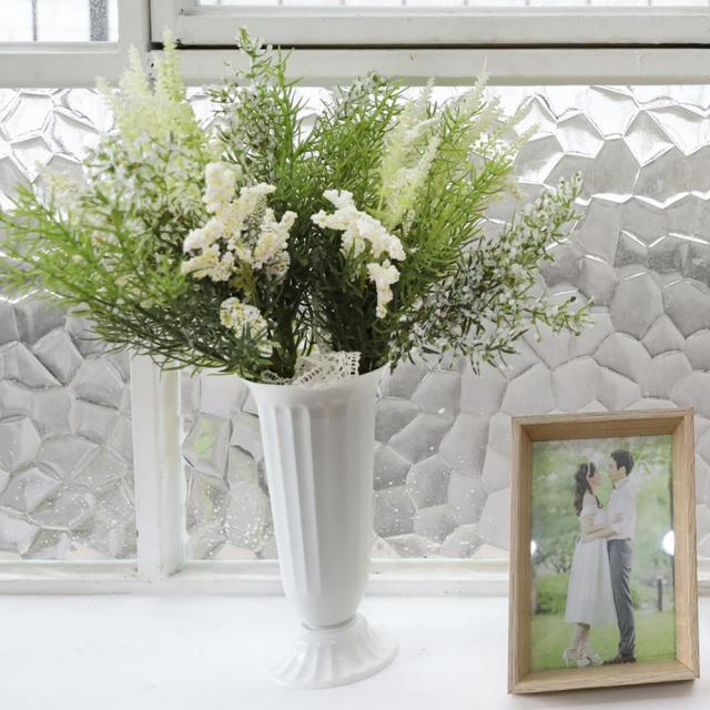 화병 + 라벤더부케 / 꽃병 조화화병 인테리어꽃병 조화부케 셀프웨딩부케 브라이덜샤워소품, 화병+라벤더부케(화이트)