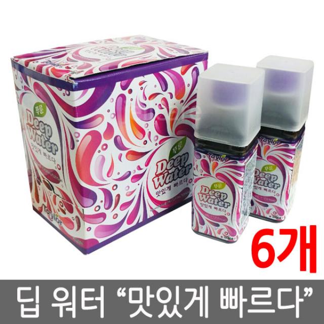 [테일러] 푸룬 딥워터 맛있게빠르다 180ml 6병 무료배송, 단품, 단품