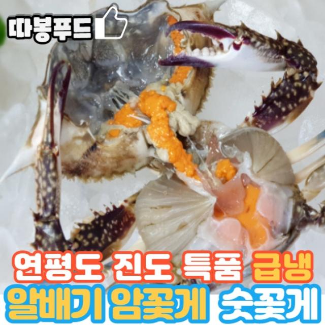  당일발송 따봉푸드 연평도 진도 알배기 프리미엄 선동 암꽃게 숫꽃게 급냉 2kg