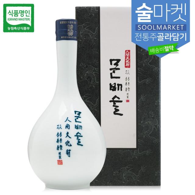 술마켓 200여종 유명 전통주 내맘대로 골라 담기 합배송, 1병, 문배술 40도 400ml 도자기 남북정상회담 건배주