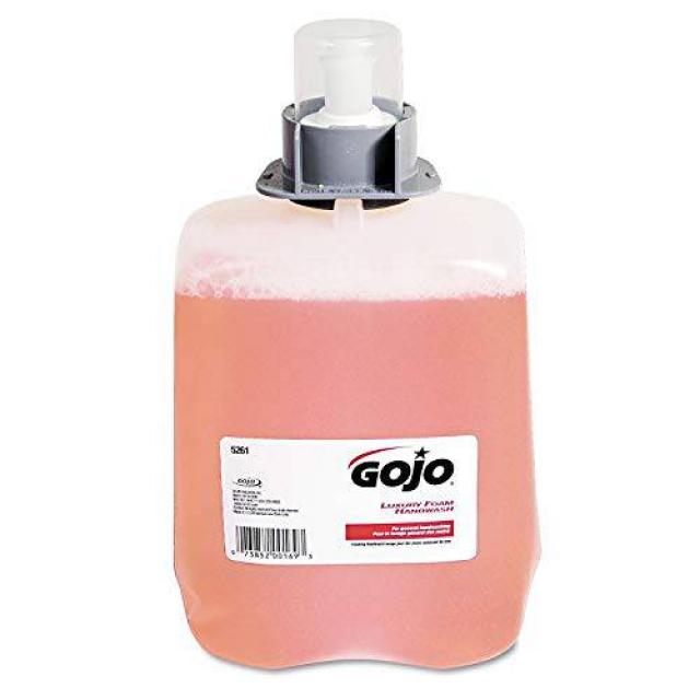 Gojo 806421 FMX-20 Luxury Foam Handwash Cranberry Refill 2000 mL