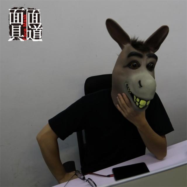 할로윈 애니멀 가면 동물가면 녹색 물고기 괴물 물고기 모자 알파카 마스크 말 앵무새 오리 할로윈 동물 다람쥐 공룡 라이브 소품
