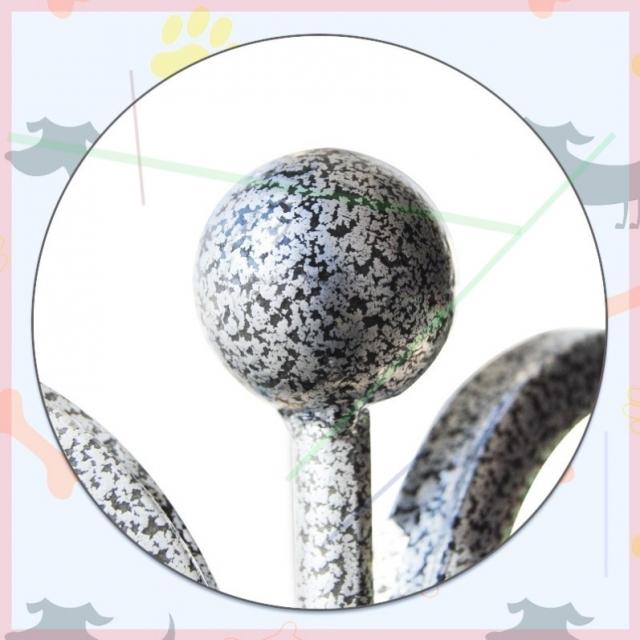 강아지 울타리 애완용 소형 개 고양이 방범 탈옥 실내 격리 문 자유 조립 펜스, 실버 컬러 JDWY