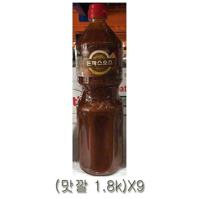 맛깔 돈까스소스 1.8Kg X9 간단요리 돈가스소스 간단요리 건강에좋은음식 경양식돈까스소스 돈가스소스 돈까스소스 맛있는소스 업소용식자재 업소용식재료 정성가득, 본상품선택