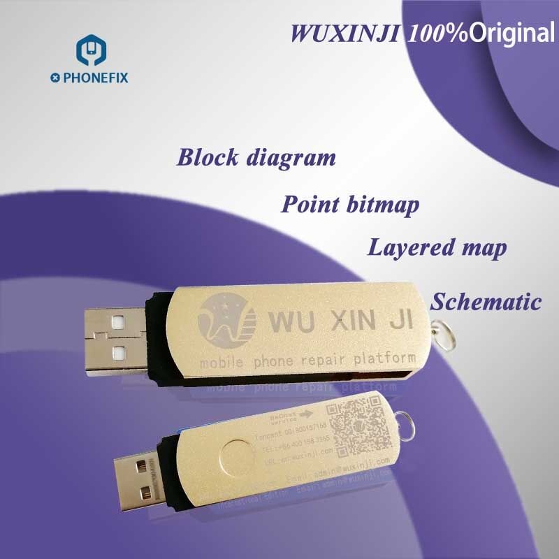 Phonefix 100% orginal wuxinji 동글 플랫폼 wu xin ji for iphone ipad 삼성 bitmap 패드 마더 보드 도식 다이어그램 맵, 1개