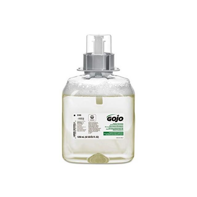 GOJO Green Certified Foam Hand Cleaner Fragrance Free 1250 mL Soap Refill for FMX-12 Push-Style, One Size, One Color