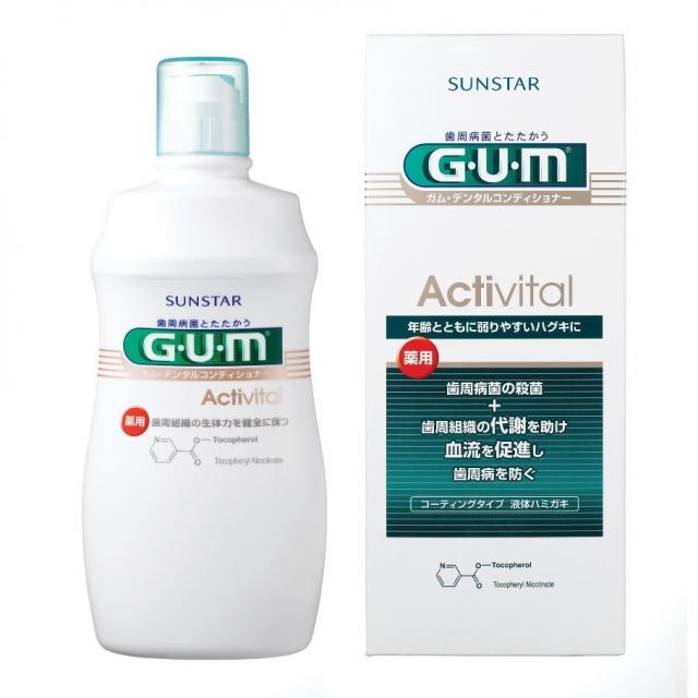 GUM 검 엑티비탈 컨디셔너 가글액 AN, 1개, 430ml