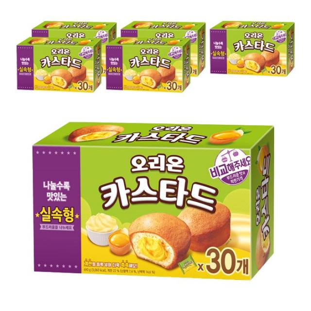 오리온 카스타드, 690g, 6개