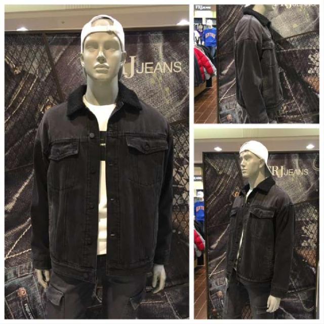 [현대백화점]J.FRJ Jeans(에프알제이)F94M-DJ039A 남성 오버핏 보아털 데님자켓