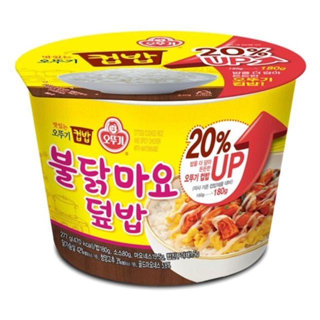 오뚜기 컵밥 불닭 마요 덮밥 277g x 12개간편식 즉석밥 간편밥 간편아침식사 간편식사 혼밥, q본상품선택q