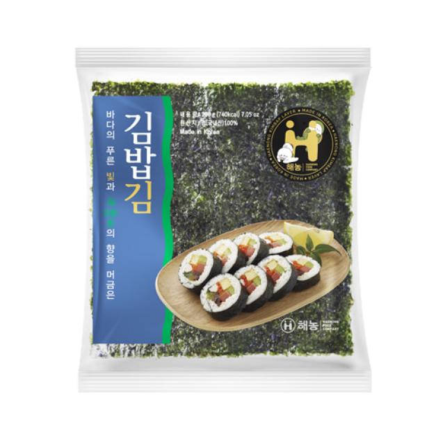 일반 해농 구운 김밥김 100장×40속 (7380원/속), 40봉, 200g