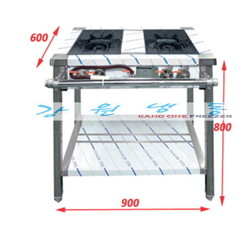 강원냉동 900렌지, LPG, 900 2구렌지(일자형)