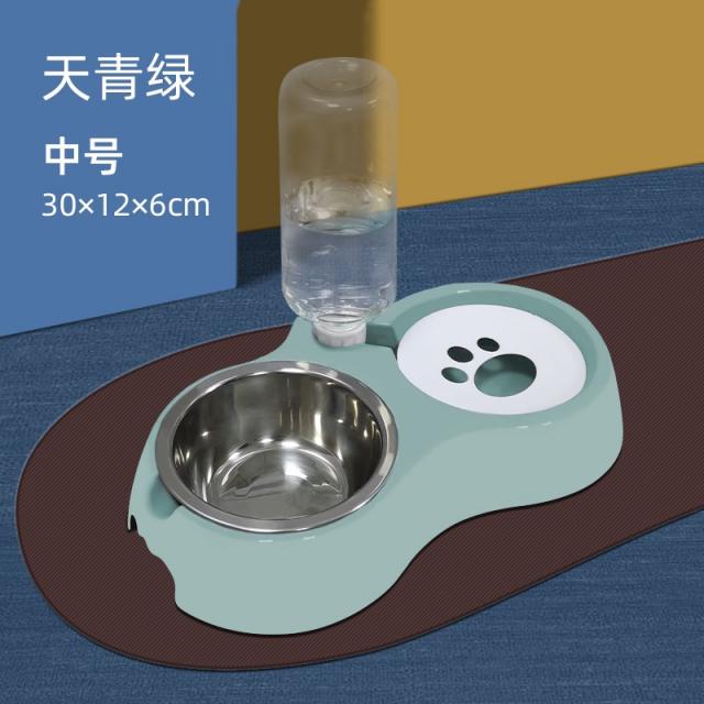 해외 강아지 개 고양이 밥그릇 급식기, 옵션04, 01.캣츠아이 공용/헤엄 더하기