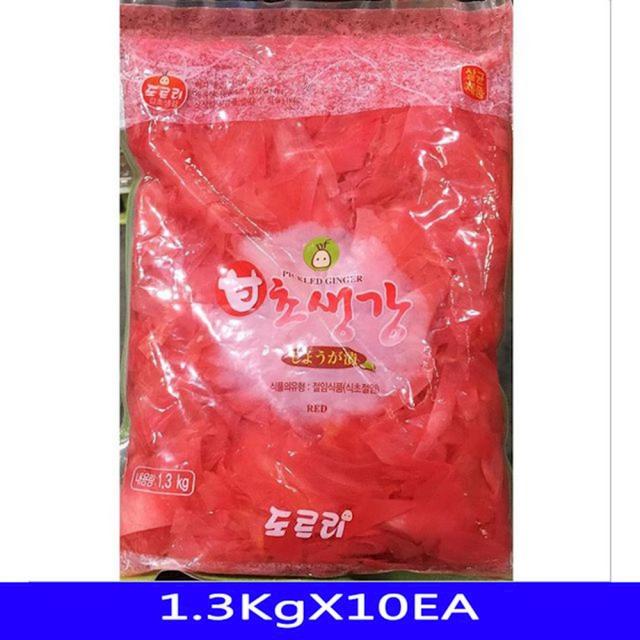 업소용 적감초생강 한식 음식재료 도르리 1.3KgX10EA 일식 식자재 대용량, 1개