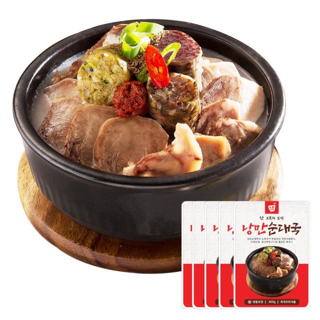 창구식품 낭만순대국600g x5봉, 5봉, 600g