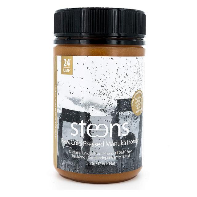 Steens Raw Monofloral Manuka Honey 스틴스 로우 단일화 마누카허니 MGO1122+(UMF24) 17.6oz(500g)