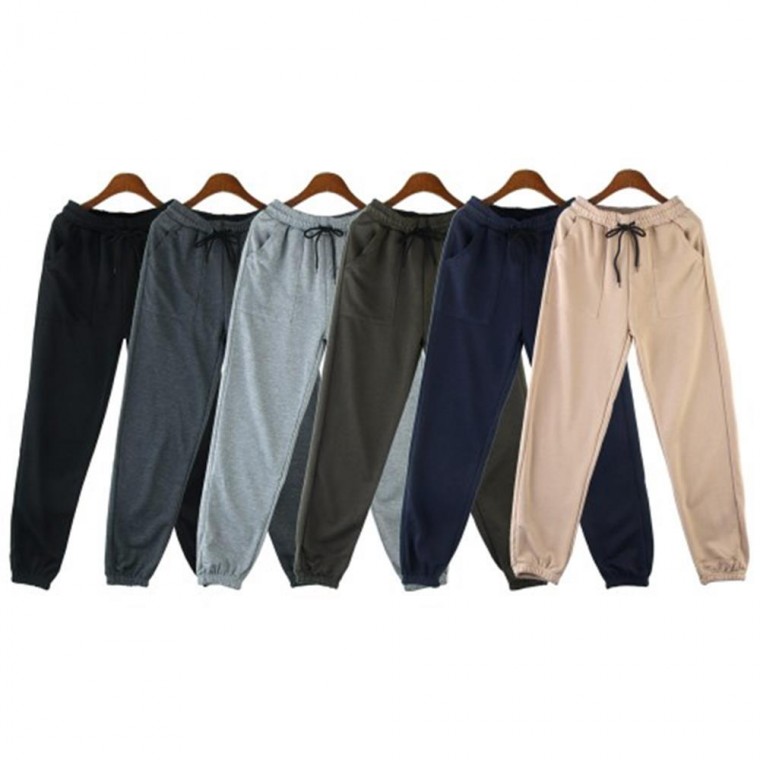 여자바지 밴딩바지 면 루즈핏 세미 여성바지 스판
