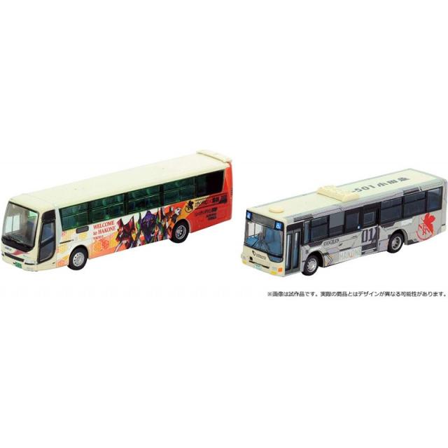 더 버스 컬렉션 바스코레 오다큐 하코네 고속 버스 에반게리온 포장 2 개 세트 디오라마 용품 (메이커 첫