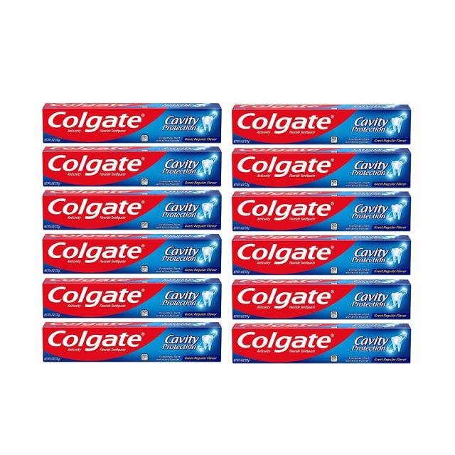 Colgate 콜게이트 캐비티 프로텍션 치약 170g 6팩 2세트 Cavity Protection Toothpaste with Fluoride, 1개