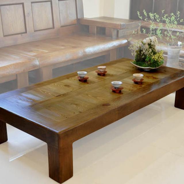 [고목향] 소나무격자중상마루1800 좌탁 공장직영, 소나무 격자중상마루1800