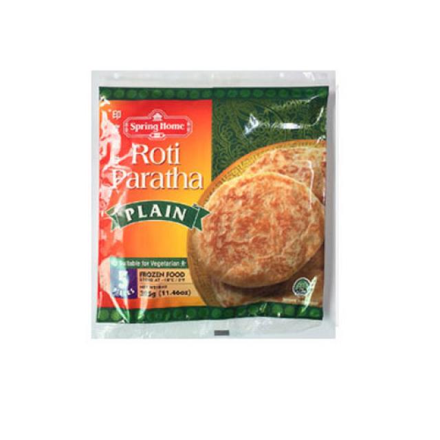 Spring Home 인도빵 로티파라타 325g(5장)난 로띠파라타 전병, 플레인, 65g