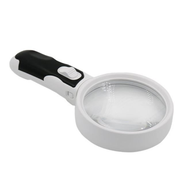 5배율 LED 원형돋보기 돋보기 확대경 LED돋보기