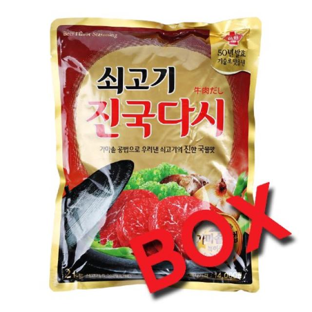 청정원 쇠고기진국다시 기타가루, 2kg, 6개